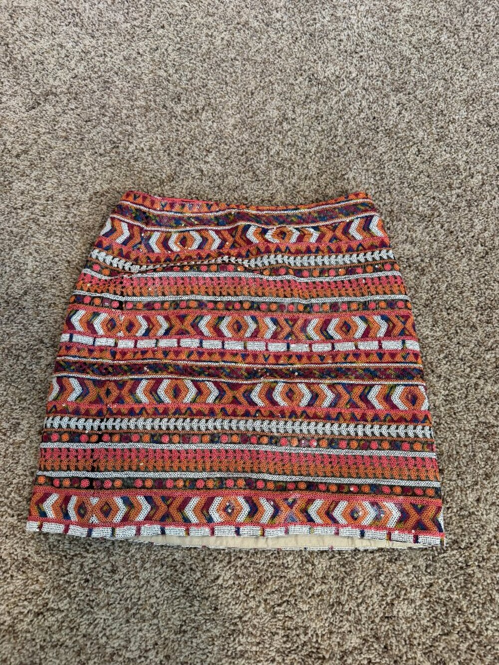 Patterned Banana Republic Skirt